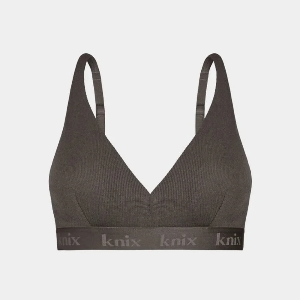 Knix Logo Modal Rib Bralette L+ - Picture 1 of 8